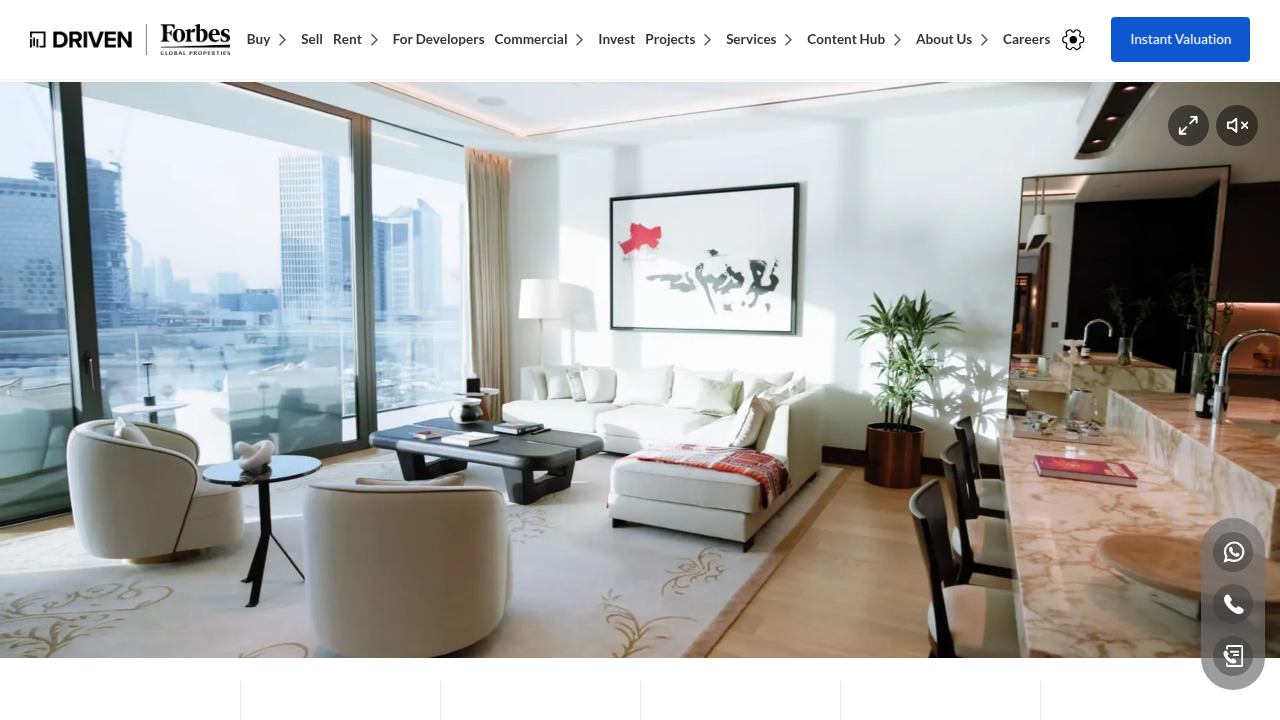 The homepage of Driven Properties, a real estate agency in Dubai specializing in various property types.