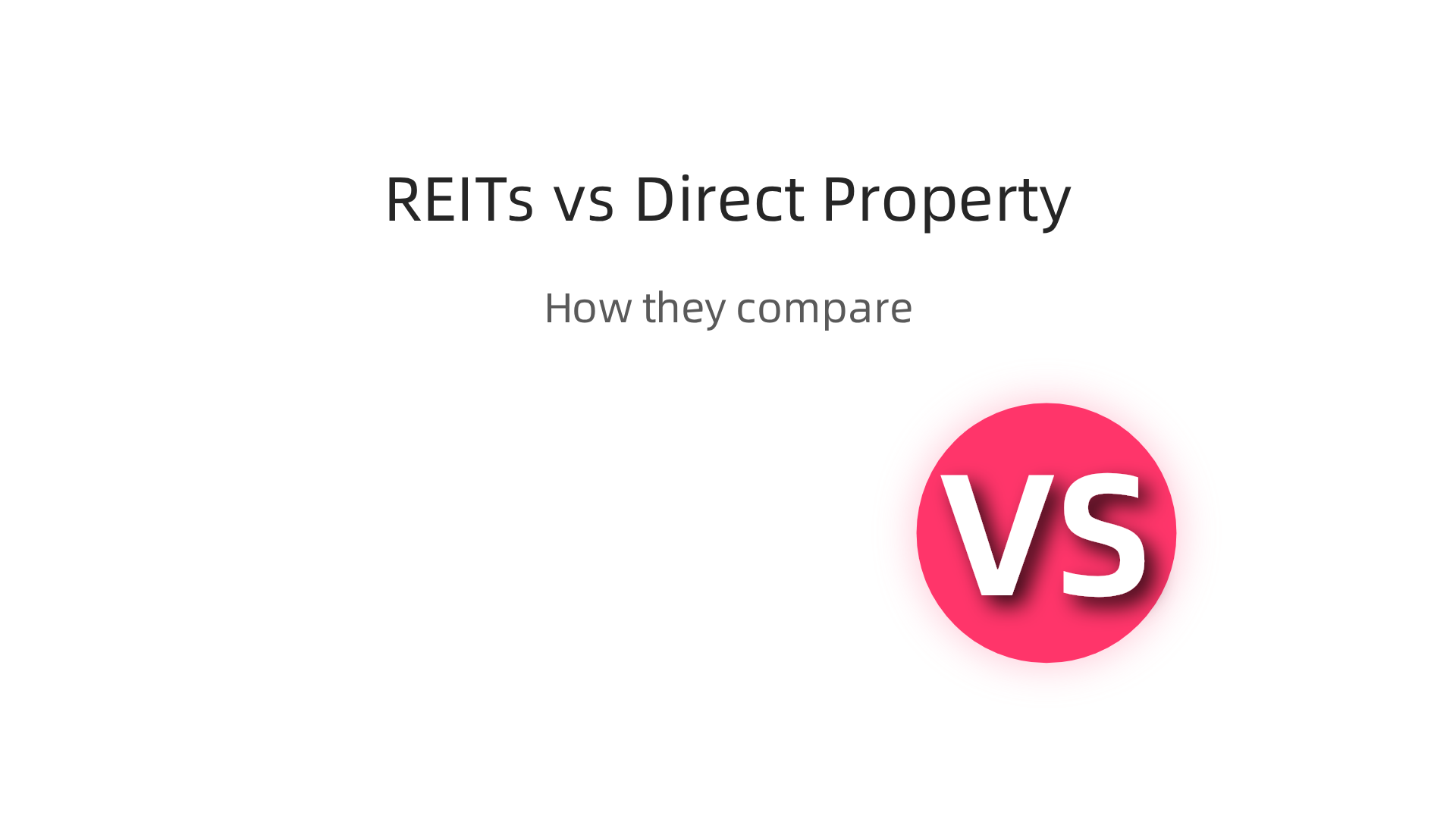 A comparison of key features between investing in REITs and direct property ownership in Dubai.