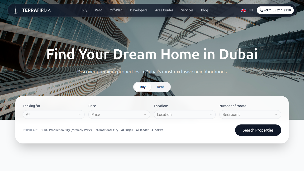 Terra Firma, a real estate agency specializing in luxury properties in Dubai, including insights into Emirates Hills.