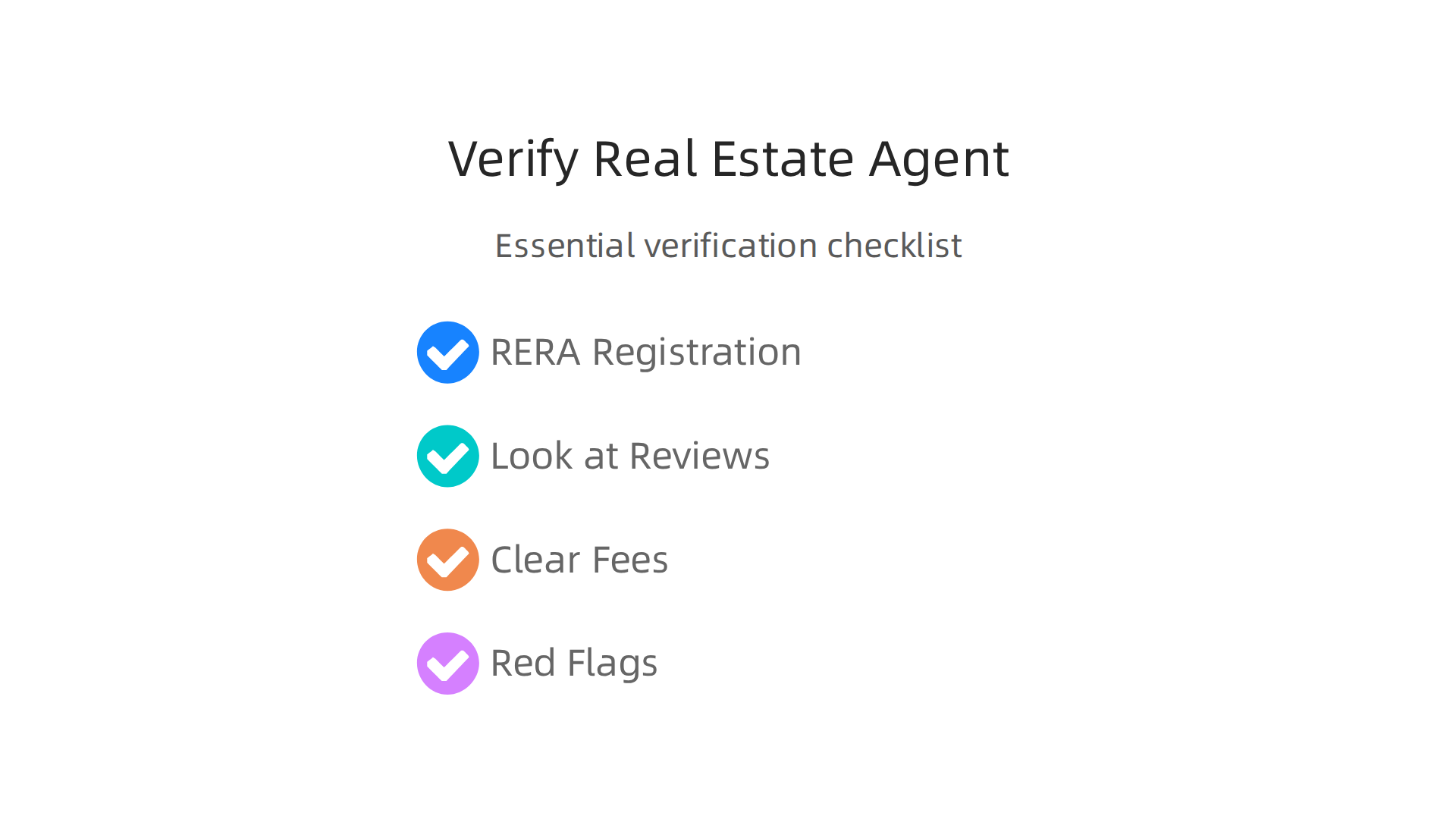 Essential steps to follow to identify and verify a trustworthy real estate agent in Dubai.